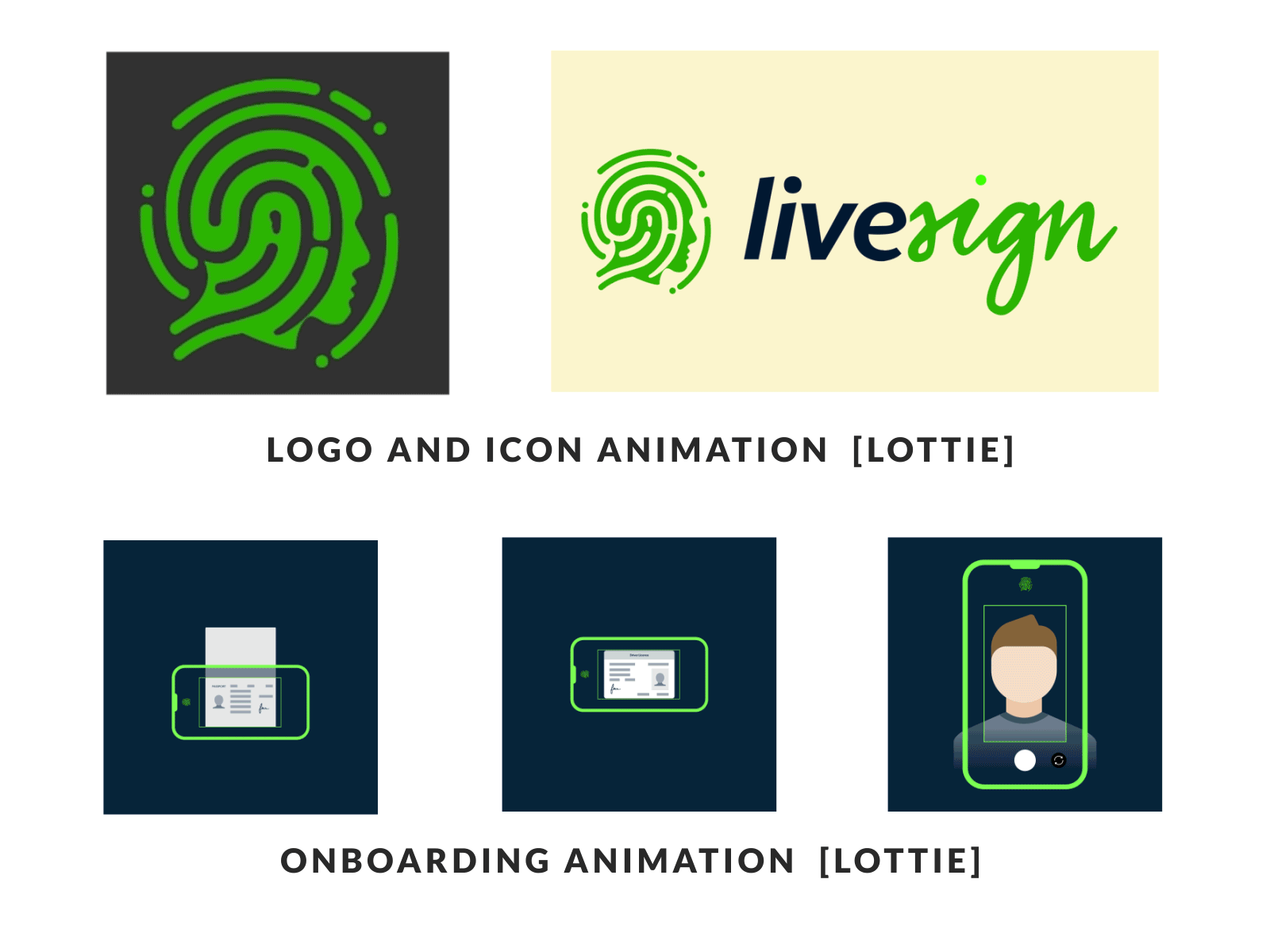 Livesign - Lottie Animation and Onboarding