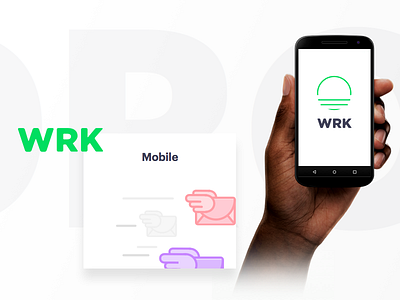 WRK Website Android Slider android design icons illustration sun ui web website wrk
