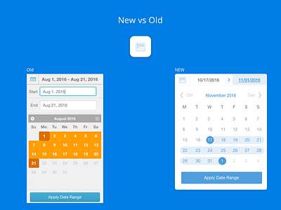 Out with the old, in with the new! calendar design icon illustration ui ux web webapp