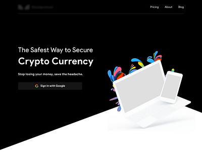 Working on something new with a friend :) crypto dark ui google web