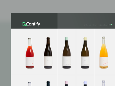 DeCantify Branding branding concept website