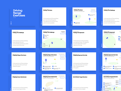 Driving Range Exercises Booklet exercises golf illustration