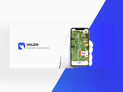 H19 Banner banner golf layout sports ui