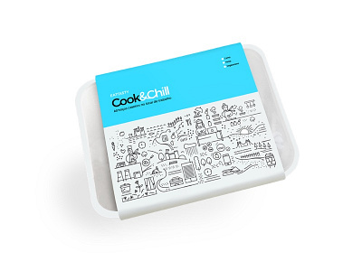 Cook&Chill branding delivery food packaging