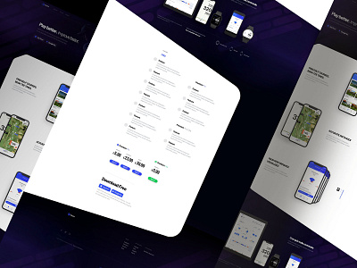 H19 Website Concept app experimental fluid layout website