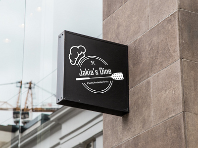 Logo Design - Jakia's Dine abstract logo branding branding design design fast food logo food logo food service logo graphic design kitchen logo logo logo design modern logo restaurant logo vintage logo wordmark logo