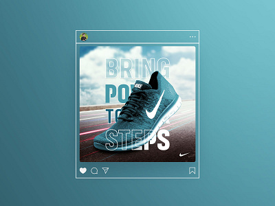 Social Media Poster - Sneaker branding branding design design facebook designs graphic design illustration nike poster nike sneakers poster poster design product designs shoe poster sneaker poster sneakers social media social media content social media designs social media poster