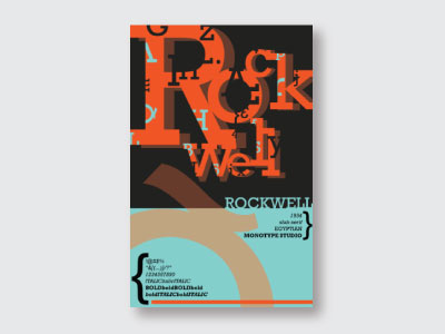 Rockwell Type Specimen Poster