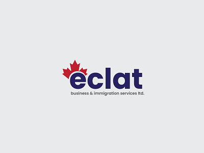 Eclat Canada Logo 3d adobe photoshop animation app branding desigend design graphic design icon illustration illustrator logo logo design motion graphics ui ux vector web design