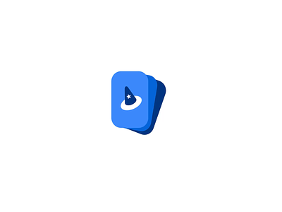 Wizard Score App Logo Animation after effects animation animation 2d animation after effects app blue branding flat icon logo logo design logos minimal web wizard