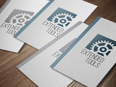 Exended tools Shot Logo brand branding logo logotype sign thin font type