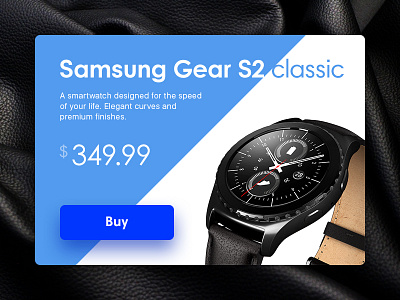 Smart Banner button flat glow interface leather material neon price simplicity smartwatch ui watch