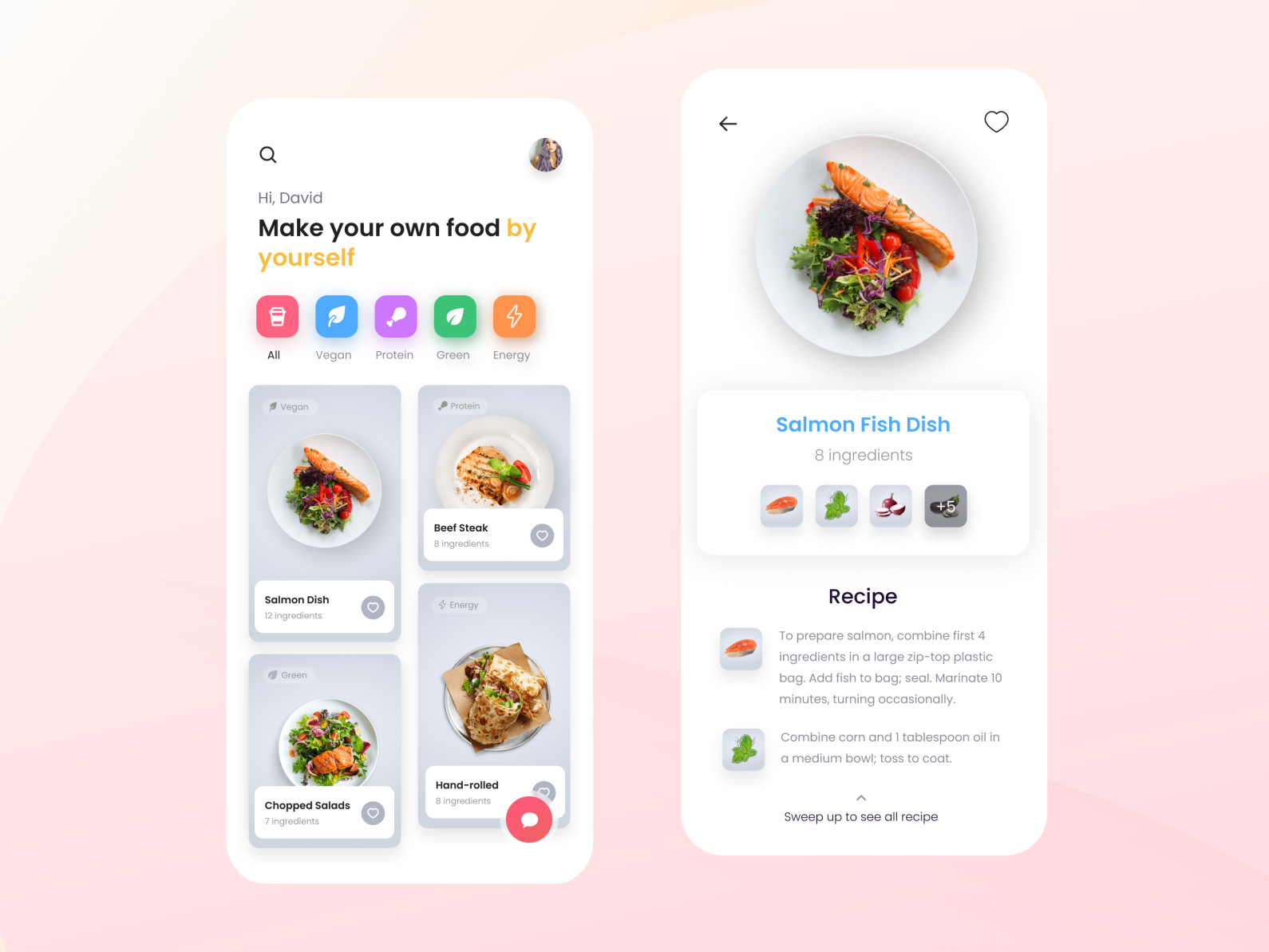 Cooking Recipe by Slabs on Dribbble