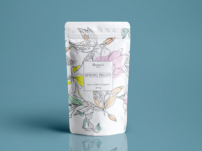 Tea packaging adobe illustrator branding design graphic design illustration minimal product design tea tea pack vector