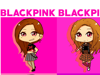 BLACKPINK COLOURFUL 01 branding design illustration logo popart popular popup ui vector