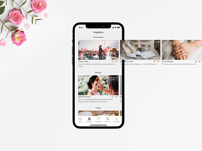 UI Case Study - Wedding Planner App app appdesign design prototype typography ui uidesign ux
