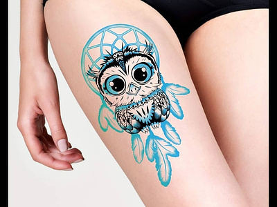 Owl tattoo design illustration tattoo tattoo art tattoo design