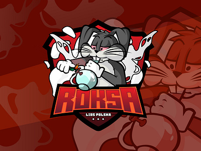 ROKSA - gaming team mascot logo