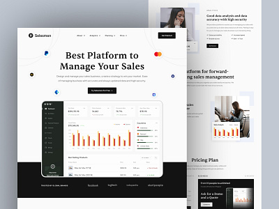 Selesmen Landing Page - Management Products by Daffa Naufal for ...