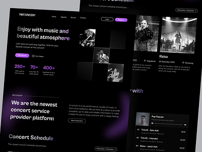 TheConcert - Landing Page Concert