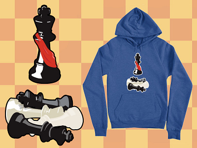 Kings - For Threadless Playoff artist shops chess hoodies king playoff rebound threadless