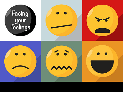 Facing your feelings church emoji emoticons emotions faces illustration new life chicago sermon