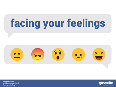 Facing your feelings church emoji emoticons emotions new life community church sermon series