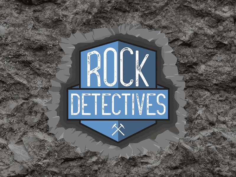 Rock Detectives animation geology logo rocks title title screen