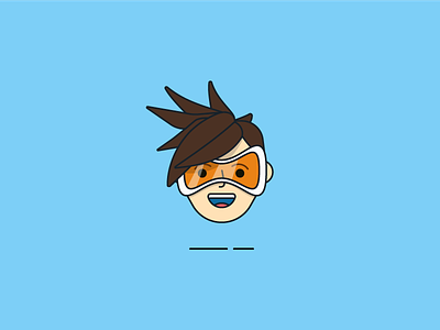 Tracer blizzard illustration overwatch tracer