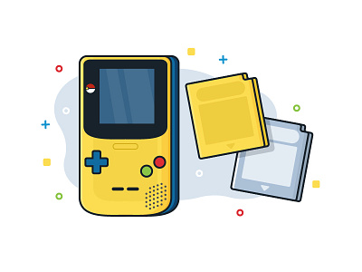 Gameboy Color gameboy gameboy color nintendo pokemongo portable retro silver video game yellow