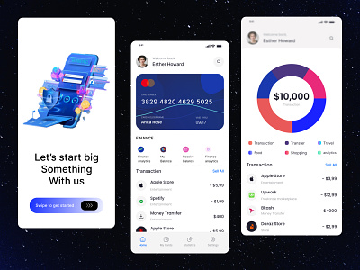 Fintech Application UI design account apps balance page bank banking crm fantech figma finance fintech app fintech applications iso marketing mobile apps saas token ui uiux ux web