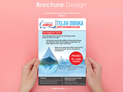 Grand Opening Brochure Design for AIRQU