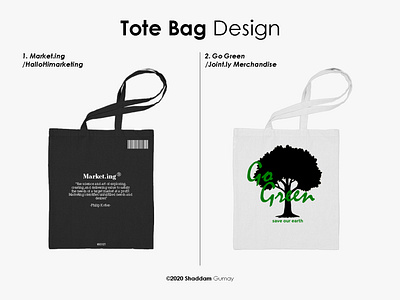 Tote Bag Design for merchandise