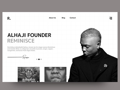 Reminisce app design figma landing design landing page design landing page ui landingpage minimal ui uiux ux web website