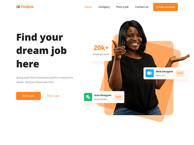 Findjob Landing Page