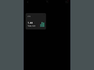 graph clean crisp dark dashboard design expandable minimal mobile modern widget