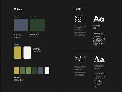 Color Swatch board colors colors palette colorscheme colorswatch design minimal page screen typography ux web