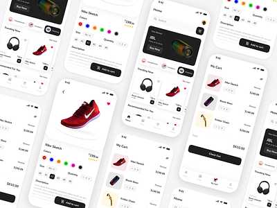 E-commerce App e commerce e commerce mobile application mobile design order product design shopping ui ux