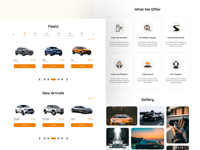 MotRide Light car car rental car rental app light mode product design ride ui ux web design