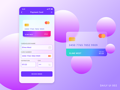 Daily UI 002 - Credit Card Checkout