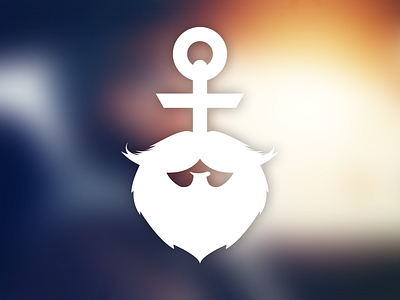 Putzbüdel Beard Oil - Logo anchor beard beard oil logo sailor