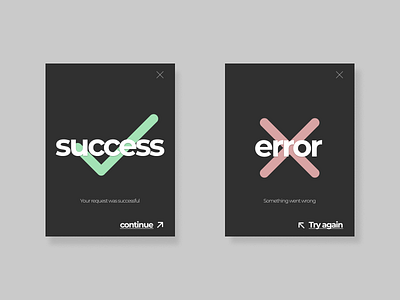 Daily UI :: 011 - Flash Message dailyui error success ui