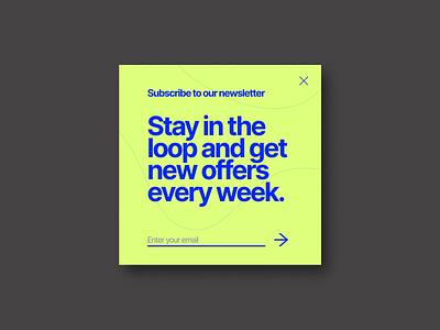 Daily UI :: 016 - Pop-Up / Overlay