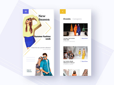 Fashion collection mobile app