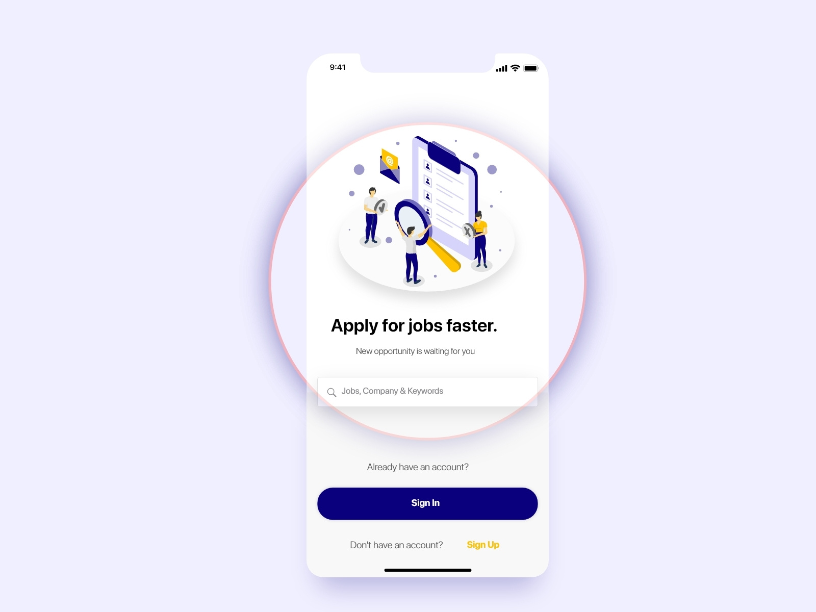 Swipe Hire Mobile App for Job seeker and Employer by Ashley