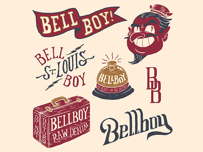 Bellboy Flash Sheet branding design fashion graphic design illustration logo texture typography