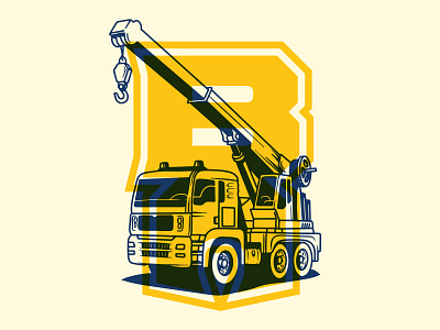 Billings Crane Overlay branding clean design graphic design icon illustration illustrator logo typography vector