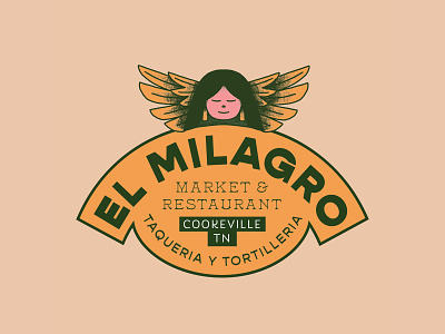 El Milagro Badge badge badge design branding design food branding food logo graphic design illustration logo mexican food mexican restaurant small business typography