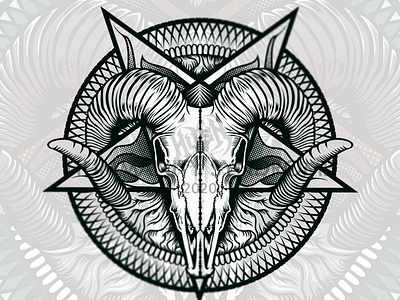 SKULL PENTAGRAM