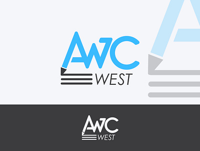 AWC WEST design logo